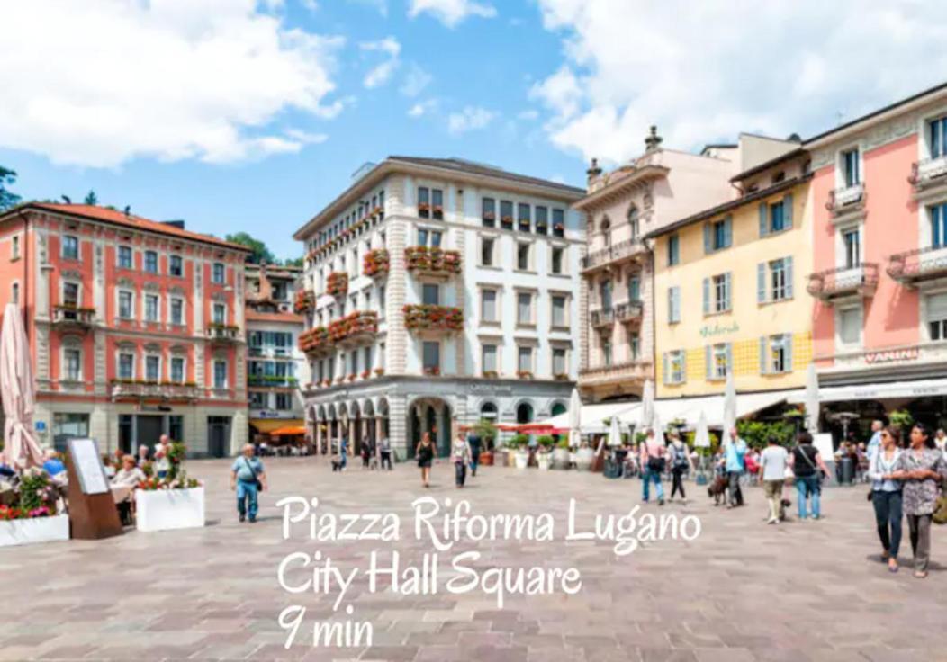 Modern Boho Style Suite In Lugano City -By Easylife Swiss 외부 사진